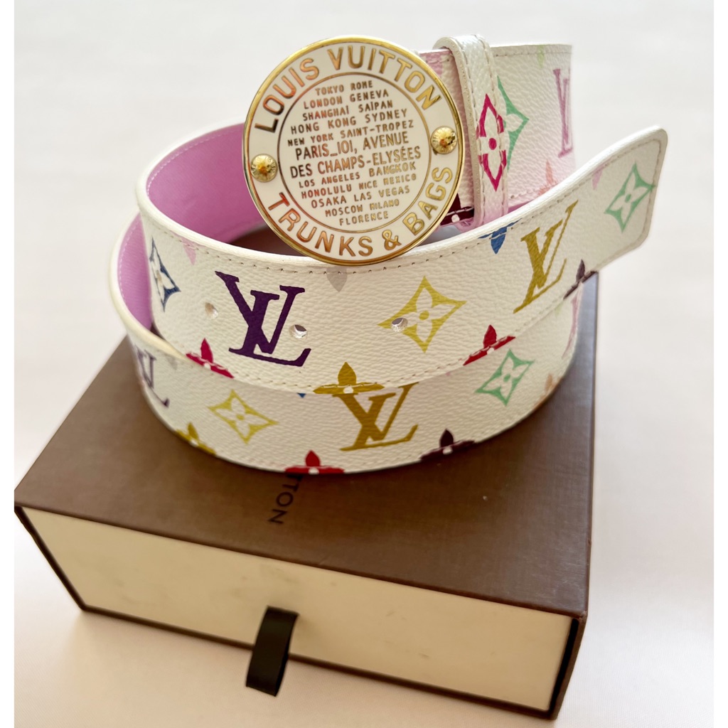 Louis Vuitton Multi Monogram Canvas Women’s Belt, Size 90 Cm